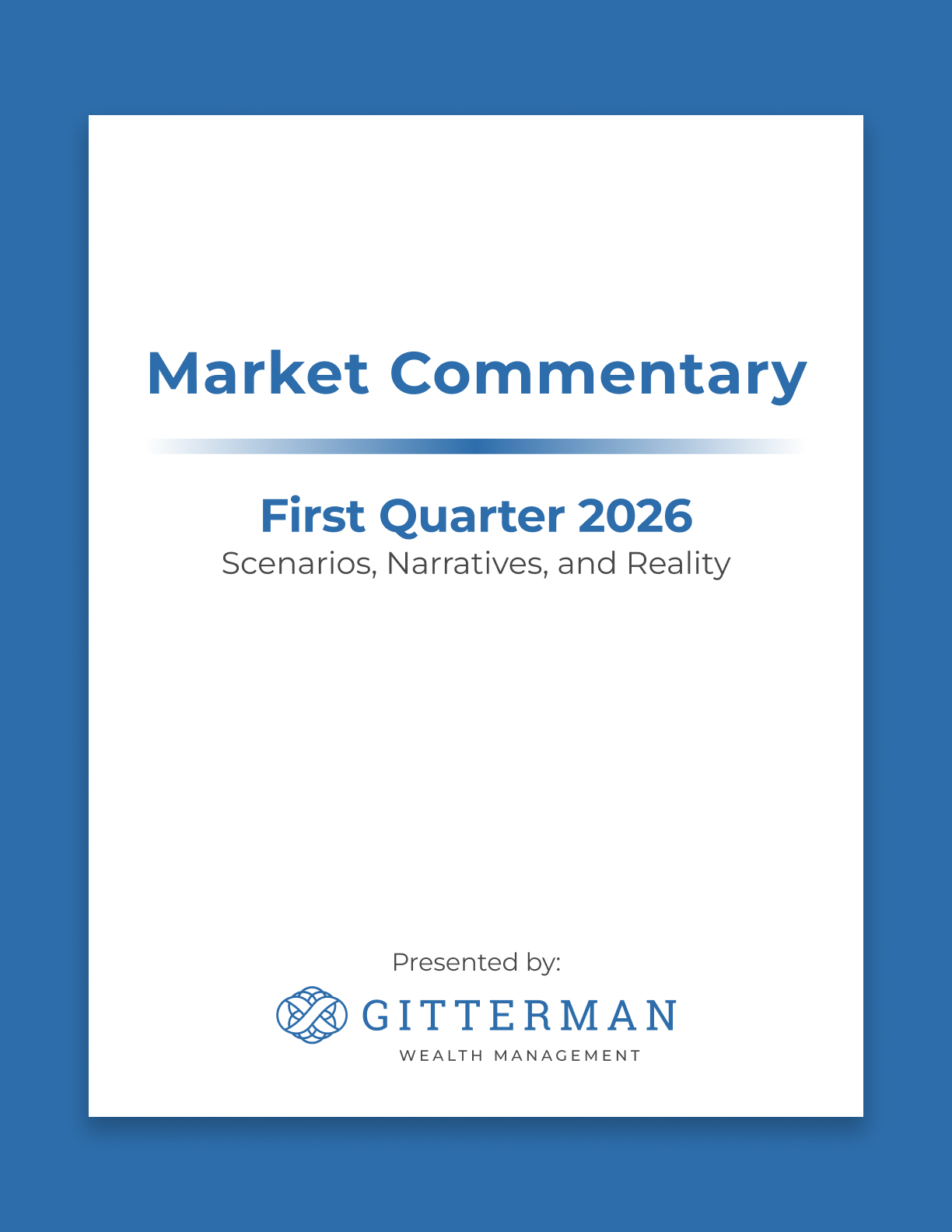 Cover for Market Commentary 2026 Quarter 1